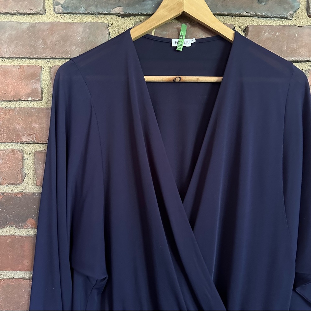 Filippa K | Blue Faux Wrap Too Size Medium